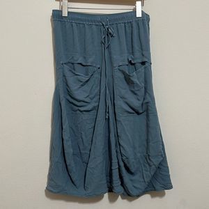 Rabalder Swedish Blue Pocket Midi Skirt